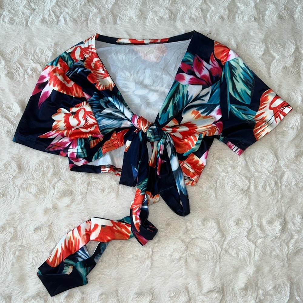 Floral Two Piece Set - Picture 1 of 3